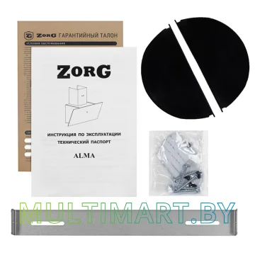 Вытяжка ZorG Alma 1080 60 S (черный) картинка 8